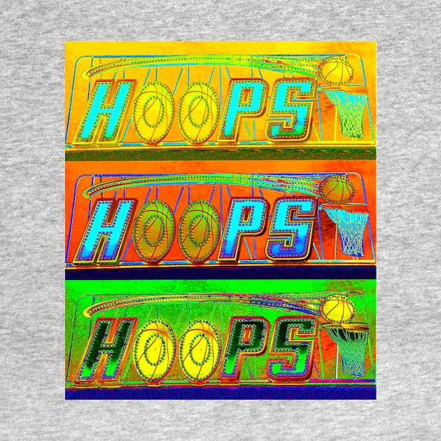 Hoops pop art by dltphoto